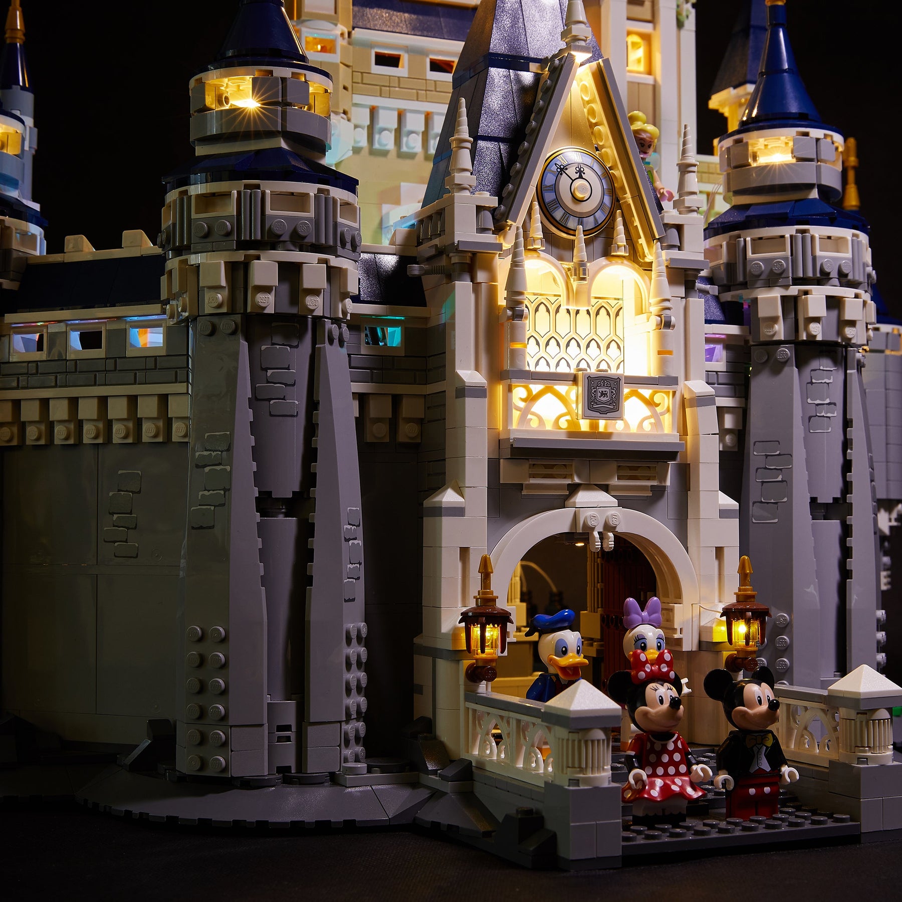 Disney castle lego lights on sale