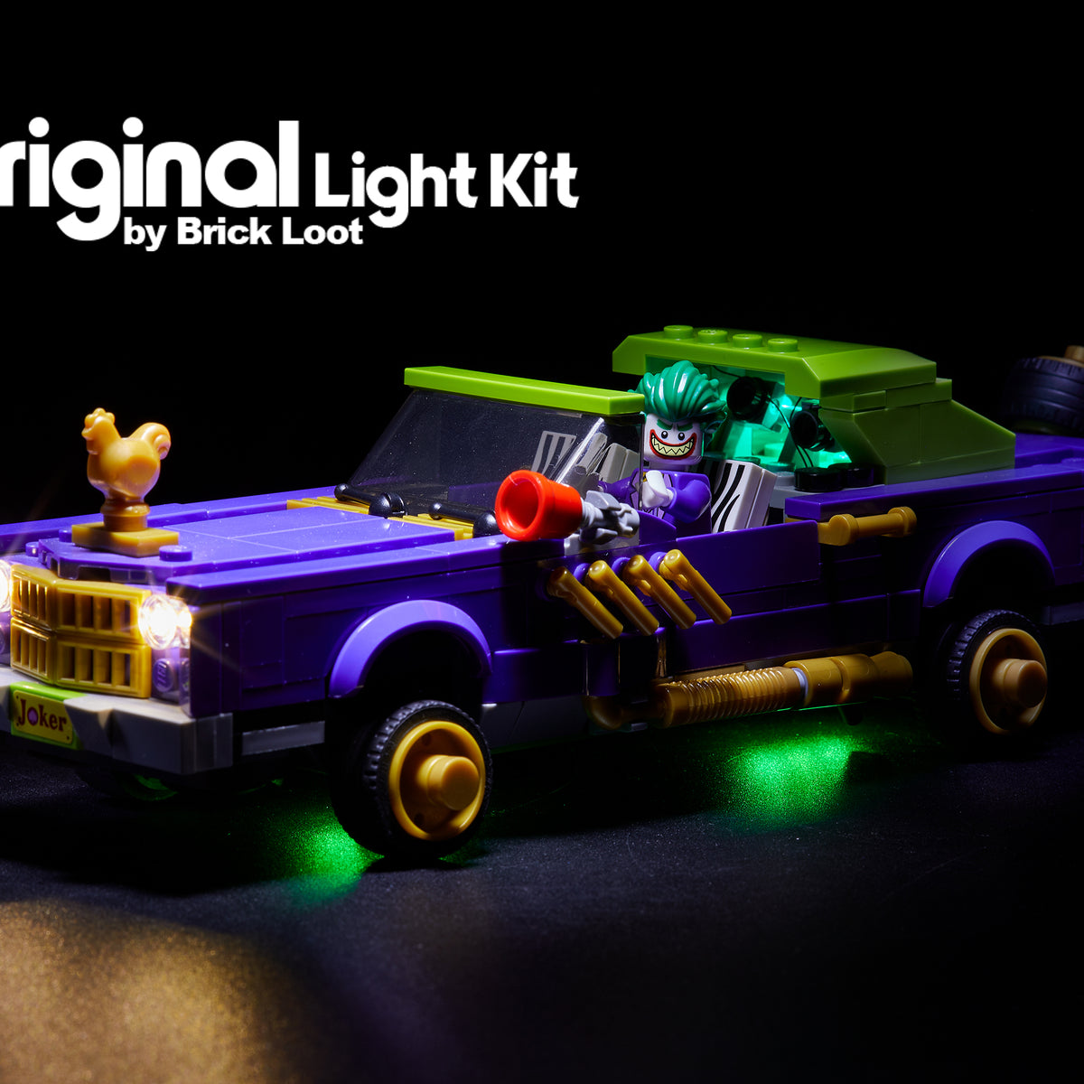 LED Lighting Kit for LEGO Batman Movie: The Joker Notorious Lowrider