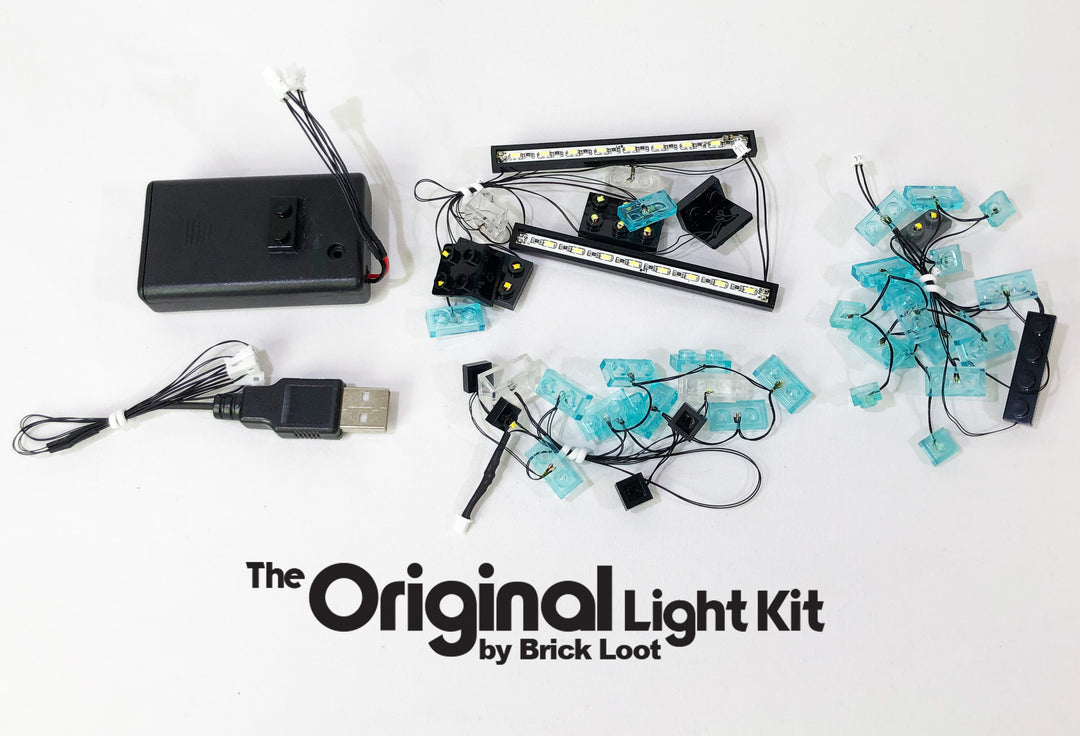 Brick Loot Original LED Kit for LEGO The DeLorean Time Machine 21103