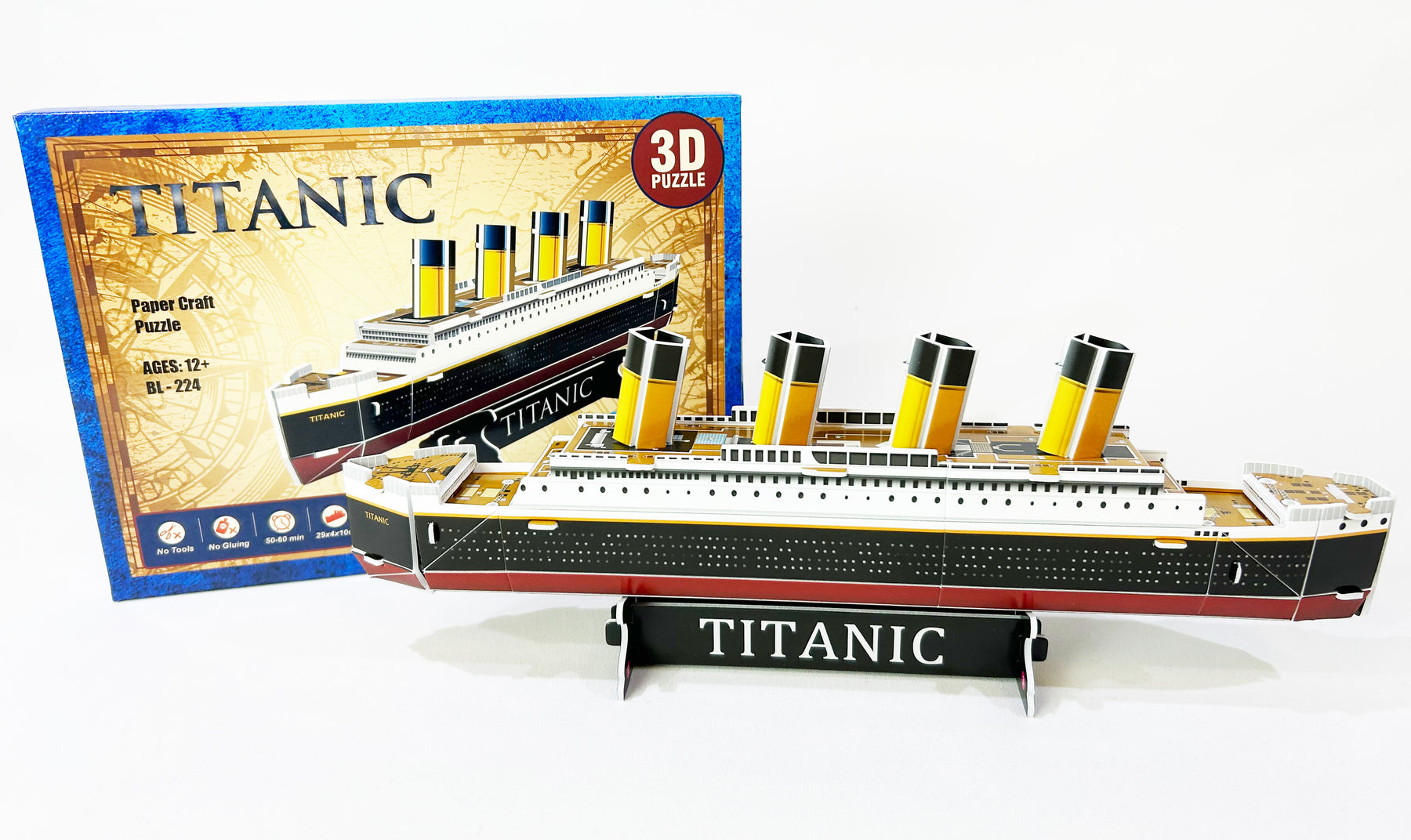 Puzzle Titanic, puzzle 3D