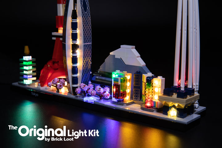 LED Lighting Kit for LEGO Architecture Tokyo Skyline set 21051