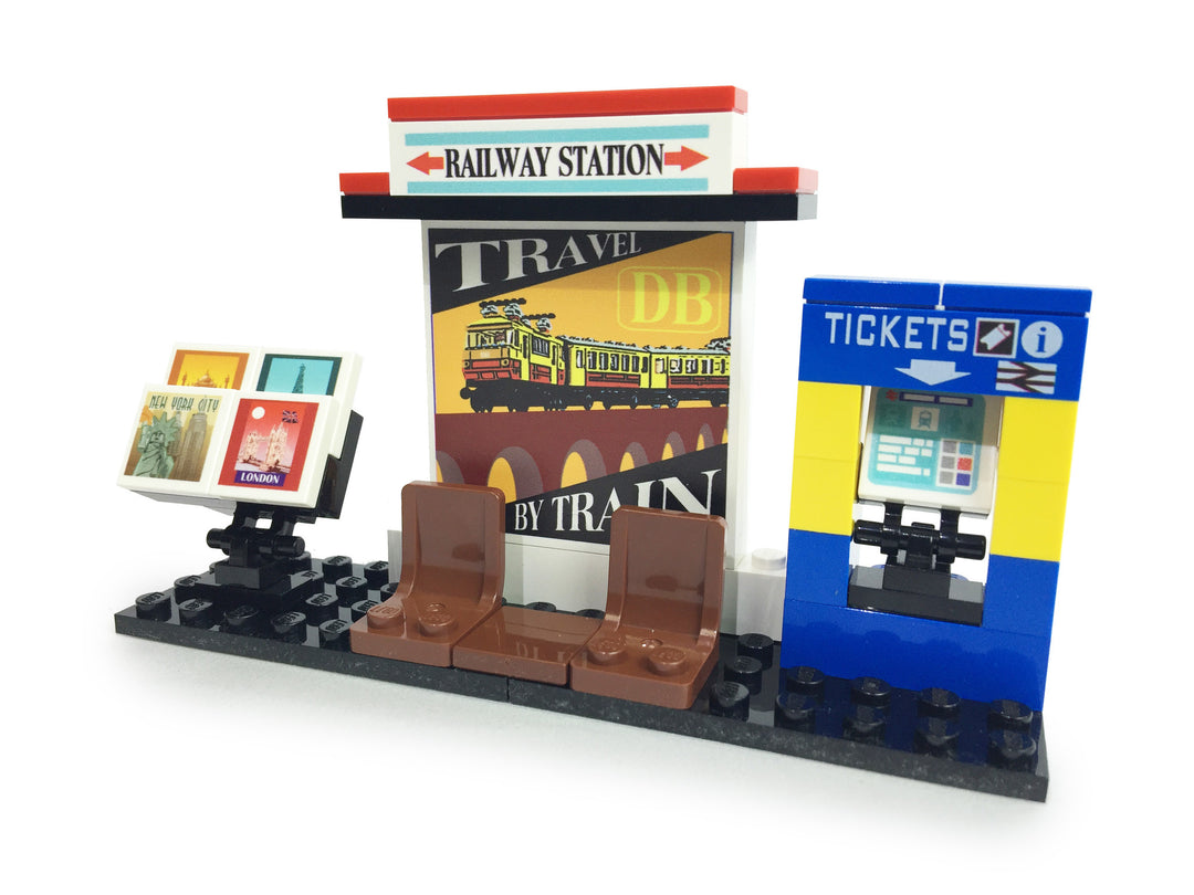 Brick-Loot-Railway-Train-Station-Custom-Kit-LEGO-Bricks