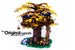 LEGO Ideas Tree House set 21318, fully illuminated with the Brick Loot LED Light Kit - brilliant lights in the day and at night!