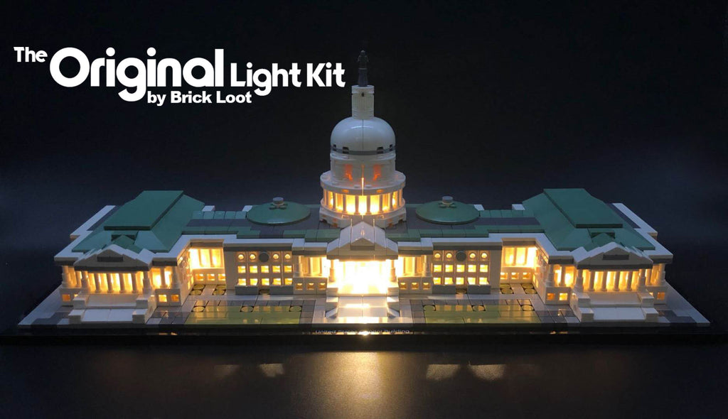 spids romantisk imperium LED Lighting Kit for LEGO United States Capitol Building 21030 – Brick Loot