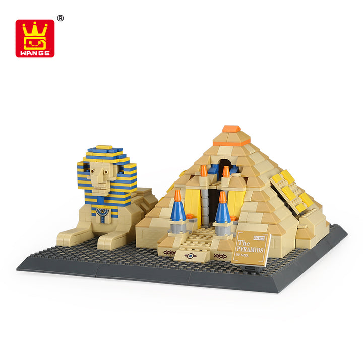 WANGE 4210 also known as WANGE 7011 Great Pyramids of Piza (Architect Series). Sold by Brick Loot. Offered with or without the box. 