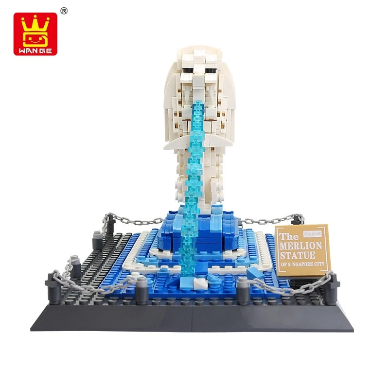 WANGE 4218 - Architecture Singapore Merlion Statue