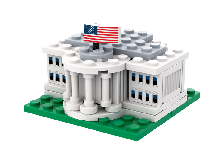 Exclusive Brick Loot Build White House  – 100% LEGO Bricks