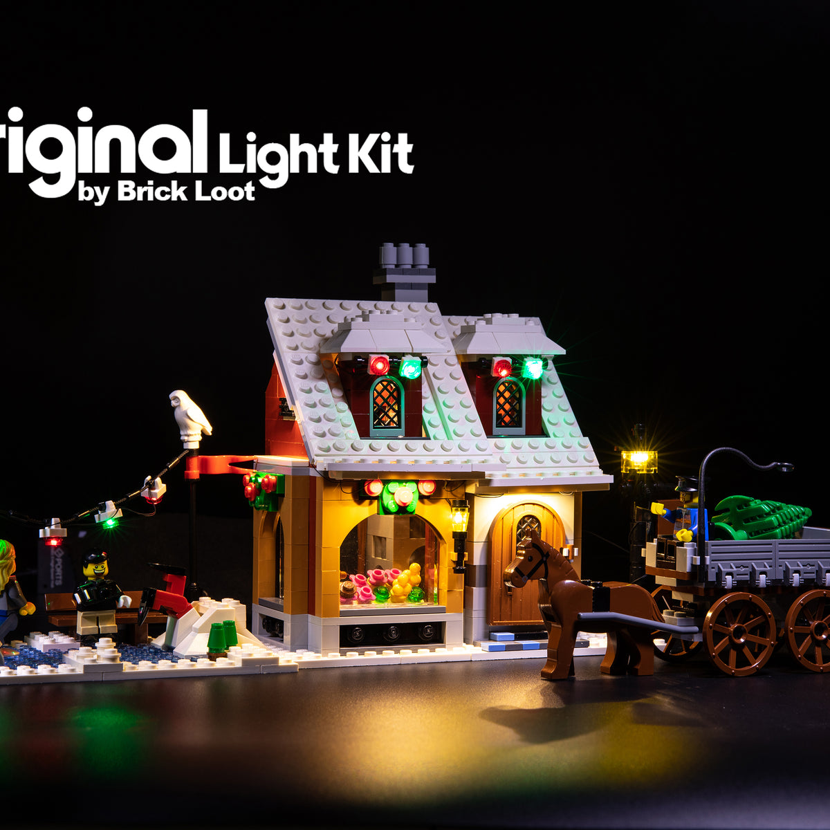 LED Lighting Kit for LEGO Winter Village Holiday Bakery 10216