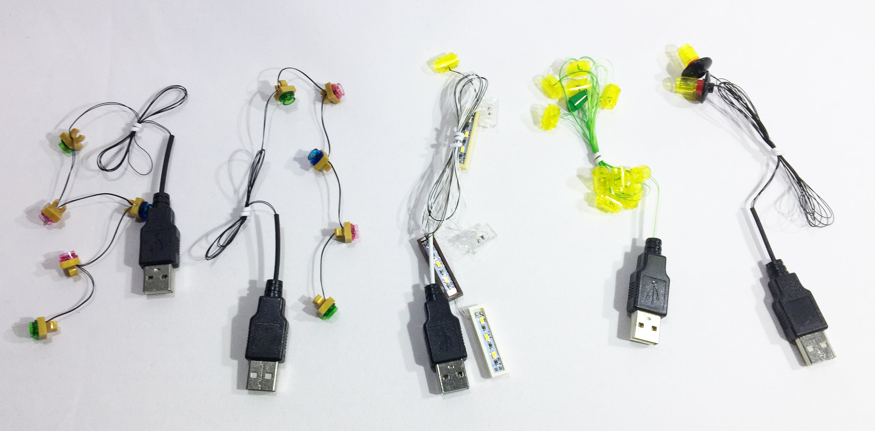 LED light strings, custom designed by Brick Loot for the LEGO Winter Toy Shop, set 10249.