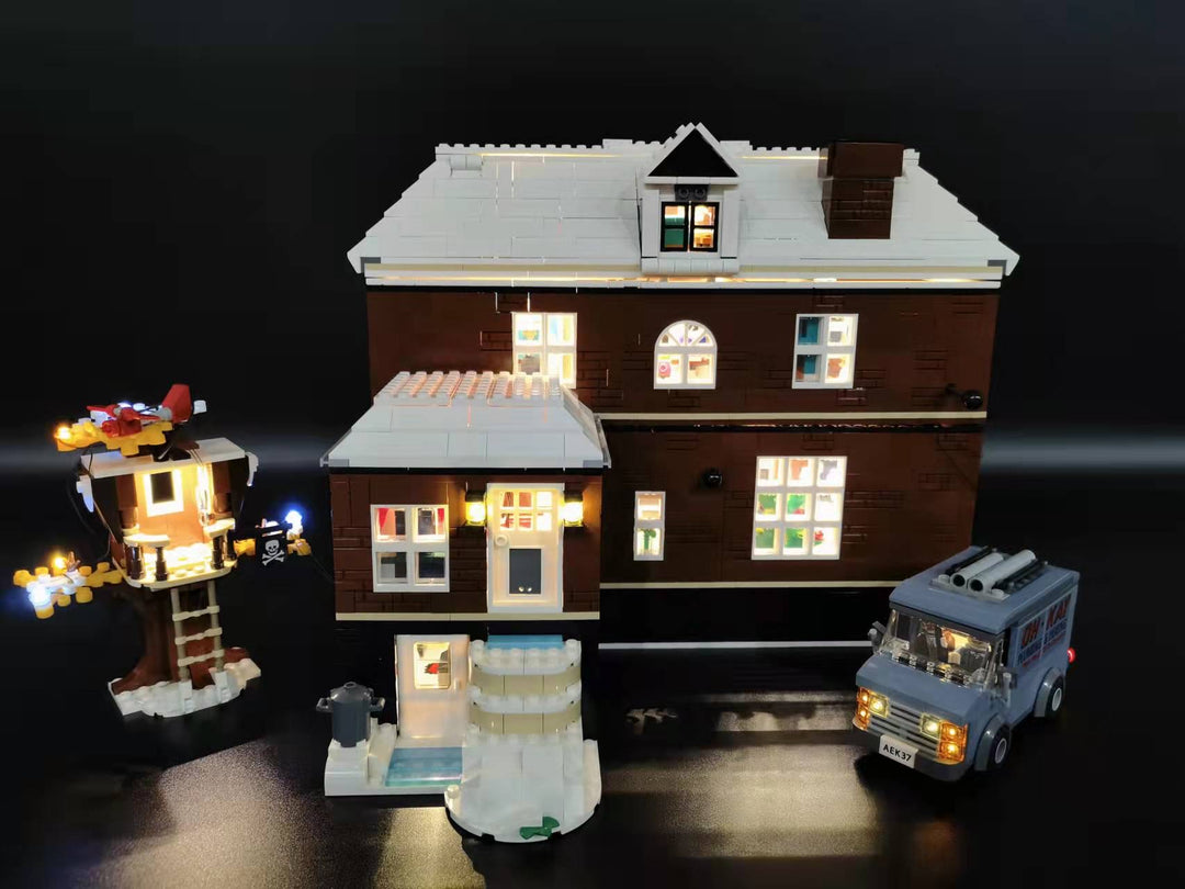 LED Lighting Kit for LEGO Ideas Home Alone set 21330