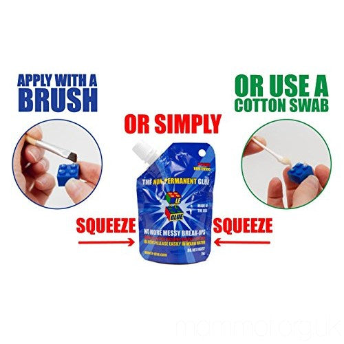 Le Glue Non Permanent Glue for LEGO Bricks Brick Loot