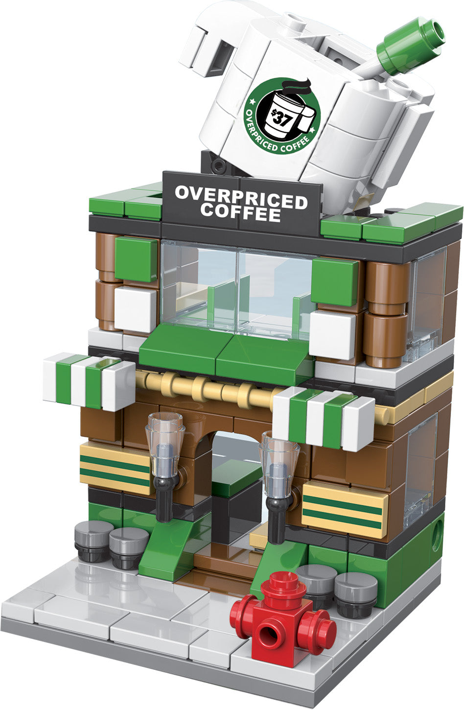 Mini City - Overpriced Coffee Shop Brick Set