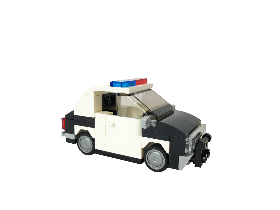 Exclusive Brick Loot Build 2-in-1 Taxi Cab or Police Car by Vadims Sendže – 100% LEGO Bricks