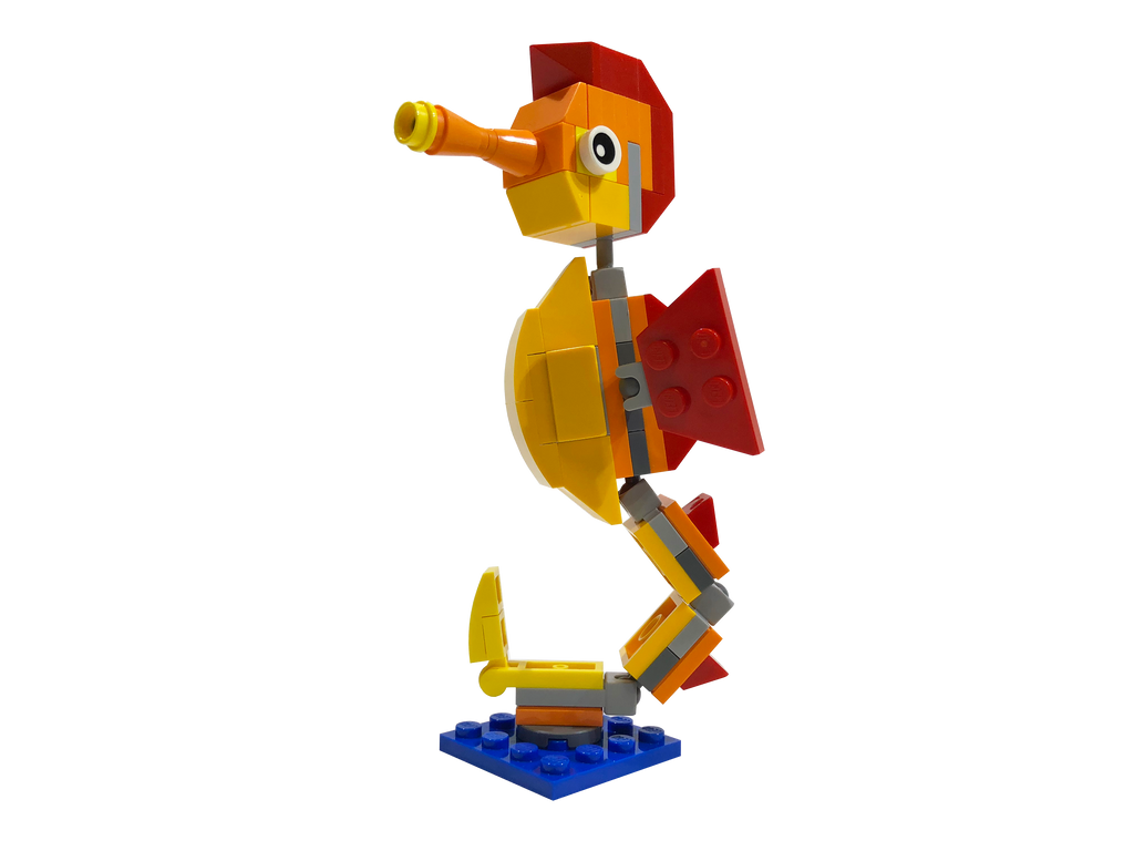 Exclusive Brick Loot Build Seahorse – 100% LEGO Bricks
