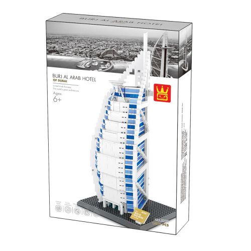 WANGE 5220 also known as WANGE 8018 Dubai Burj Al Arab Hotel. Sold by Brick Loot with or without the retail box. 