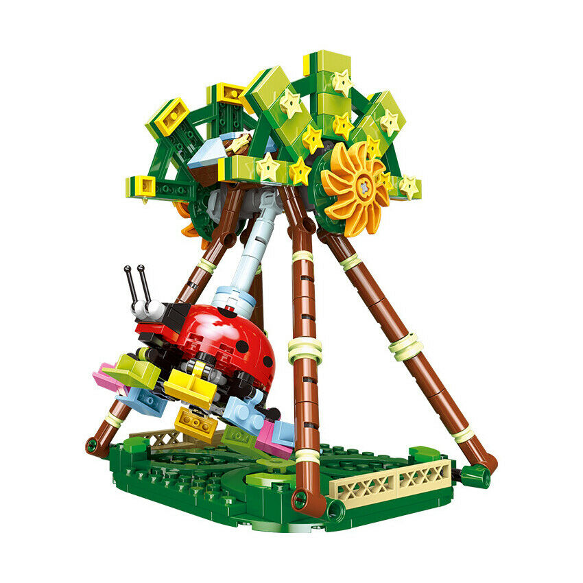 XINGBAO XB-01114 Colorful World Carnival Giant Ladybug Frisbee Ride. Sold by Brick Loot with or without the retail box. 