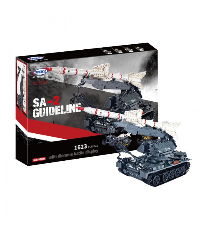 XINGBAO SA-2 Guideline Missile Launcher Tank. Sold by Brick Loot with or without the retail box.